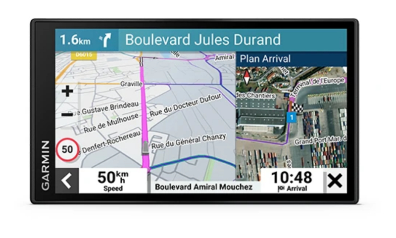 GPS ROUTIER AVEC ITINERAIRES PERSONNALISES GARMIN DEZL 6 POUCES LGV610