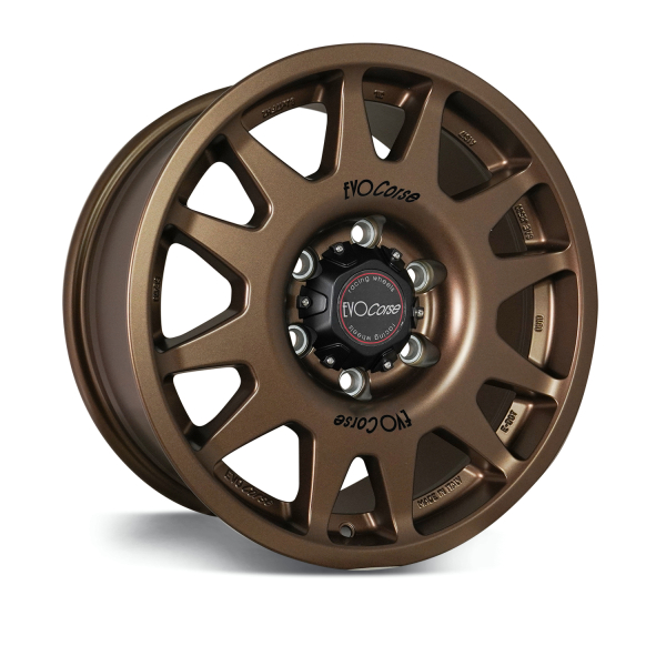 JANTE ALUMINIUM RENFORCE RAID EVO CORSE DAKAR ZERO 8x17" ET 0 BRONZE MAT POUR TOYOTA HILUX VIGO/REVO ET J120/150