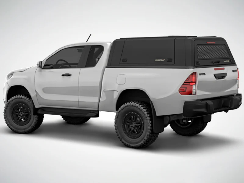 HARDTOP RSI EVO COMMERCIAL NOIR MAT POUR TOYOTA HILUX REVO EXTRACABINE A PARTIR DE 2016