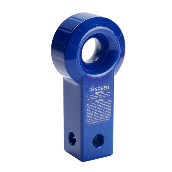 ATTELAGE DE R&Eacute;CUP&Eacute;RATION EN ALUMINIUM 7075 COMPATIBLE AVEC LES CABLES - BLEU PRISMATIC