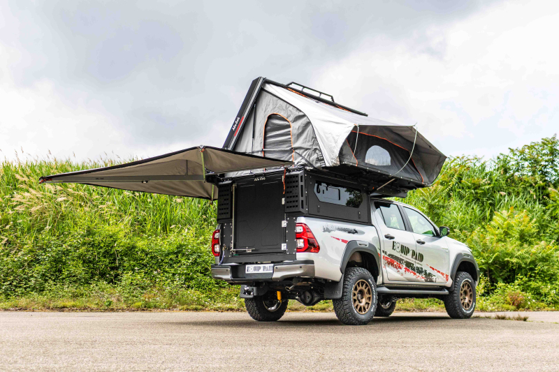 ALU CAB MODCAP FAMILY SANS FENETRES POUR FORD F250 DE 2017 A 2022 BENNE COURTE