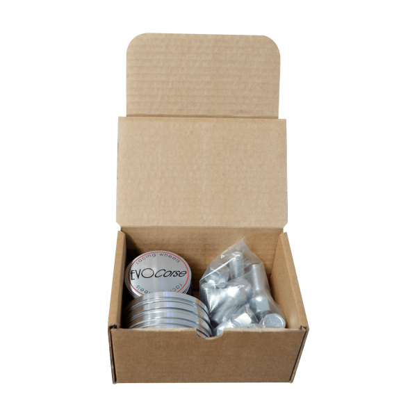 KIT VISSERIE 1/2 ET CACHE MOYEU (POUR UNE JANTE)