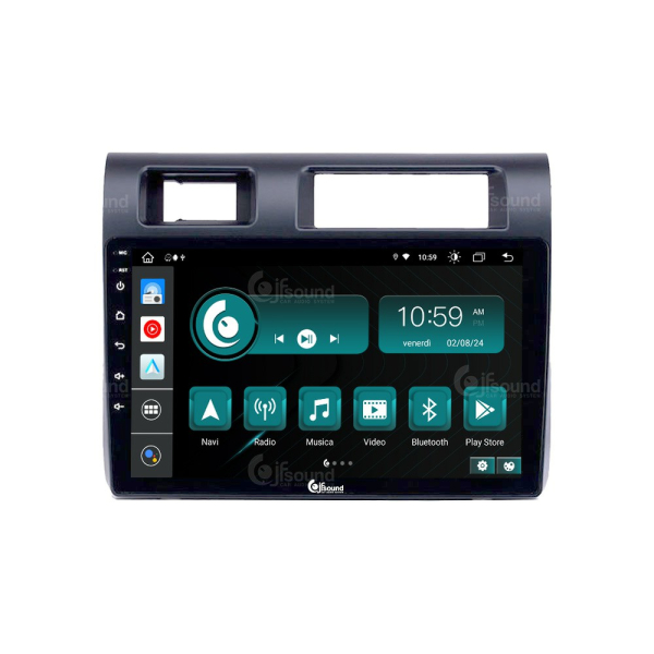 AUTORADIO ANDROID AUTO / CARPLAY 9 POUCES POUR TOYOTA LAND CRUISER SERIE 7 J71/76/78/79 2024+