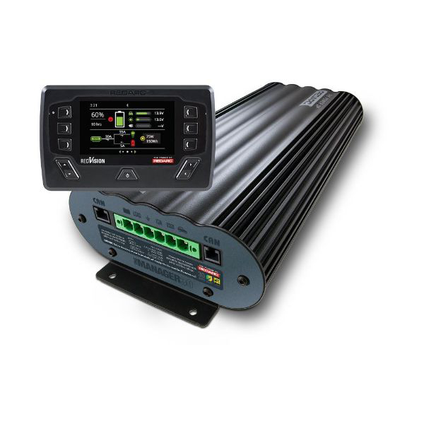 REDARC MANAGER30 AVEC &Eacute;CRAN REDVISION, PRISE AC UE