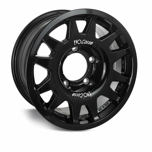 JANTE ALUMINIUM RENFORCE RAID EVO CORSE DAKAR ZERO 8x16" ET -20 NOIR BRILLANT POUR TOYOTA HZJ/FZJ/GRJ/VDJ71/76/78/79/105
