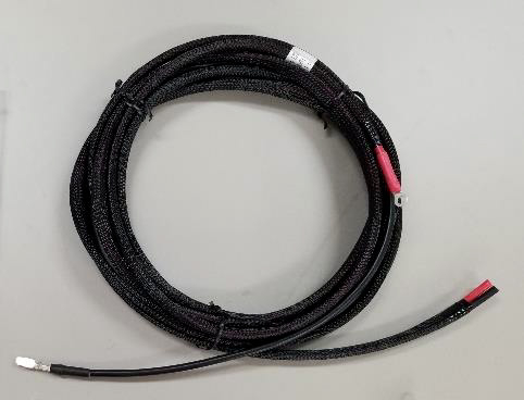 FAISCEAU DE CABLE D'ENTR&Eacute;E SOLAIRE POUR BATERIE SLIMLINE100 - 10AWG 4M 30A FUSIBLE MIDI