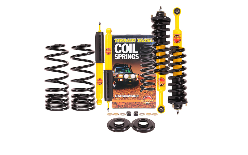 KIT DE SUSPENSION TERRAIN TAMER COMBIN&Eacute; ASSEMBL&Eacute; REHAUSSE +40/50MM POUR TOYOTA LANDCRUISER GRJ/KDJ/GDJ150 A PARTIR DE 2009 AVEC KDSS