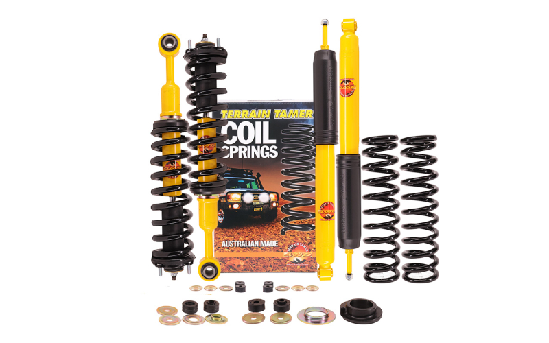 KIT DE SUSPENSION TERRAIN TAMER COMBIN&Eacute; ASSEMBL&Eacute; REHAUSSE +40/50MM POUR TOYOTA LAND CRUISER 300