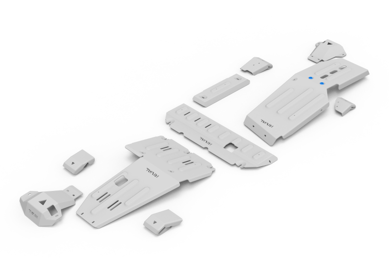 KIT DE 10 BLINDAGES ALUMINIUM 6 MM RIVAL POUR INEOS GRENADIER