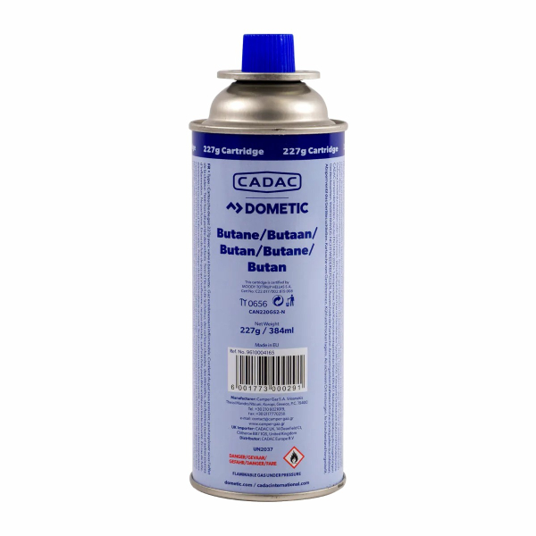 CARTOUCHES DE GAZ BUTANE A VALVE 227G CADAC