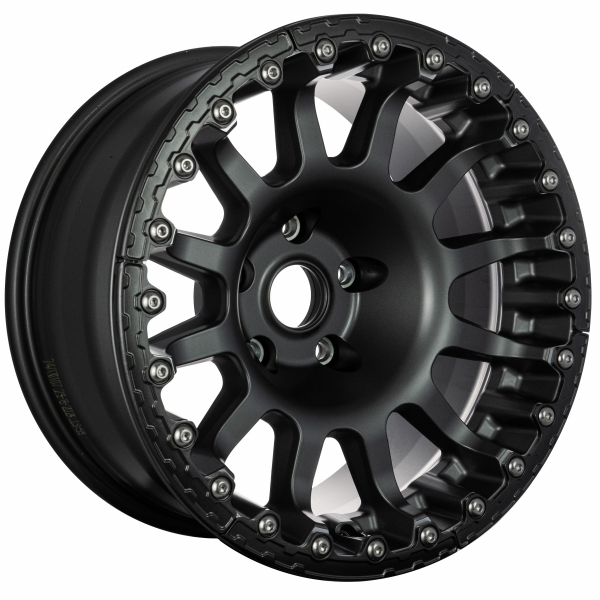 JANTE ALUMINIUM RENFORC&Eacute;E EVO CORSE ATLAS BL ANTHRACITE 8x17" ET 20 SANS RING POUR FORD RANGER ET RAPTOR