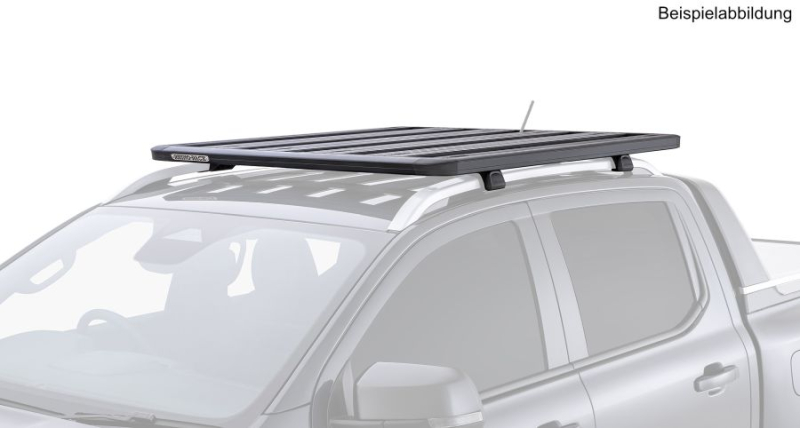 KIT GALERIE RHINO RACK PIONEER 6 1500 X 1240 MM SUR BARRES LONGITUDINALES POUR TOYOTA KDJ 120 150/155 J250 (PIEDS INCLUS)