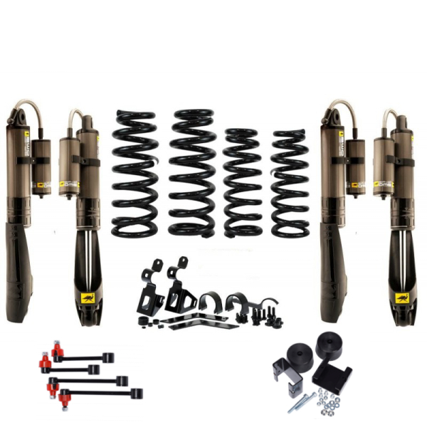 KIT DE SUSPENSION OME BP51 REHAUSSE +40/50MM TARAGE MEDIUM POUR JEEP WRANGLER JK UNLIMITED DIESEL