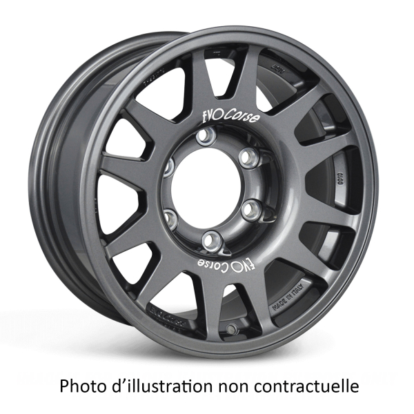 JANTE ALUMINIUM RENFORCE RAID EVO CORSE DAKAR ZERO 7x15" ET 4 ANTHRACITE SSV POLARIS RZR