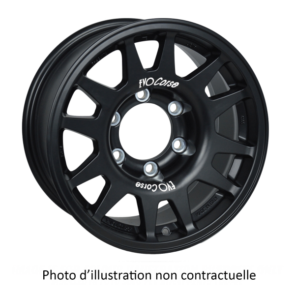 JANTE ALUMINIUM RENFORCE RAID EVO CORSE DAKAR ZERO 7x15" ET 4 NOIR MAT SSV POLARIS RZR