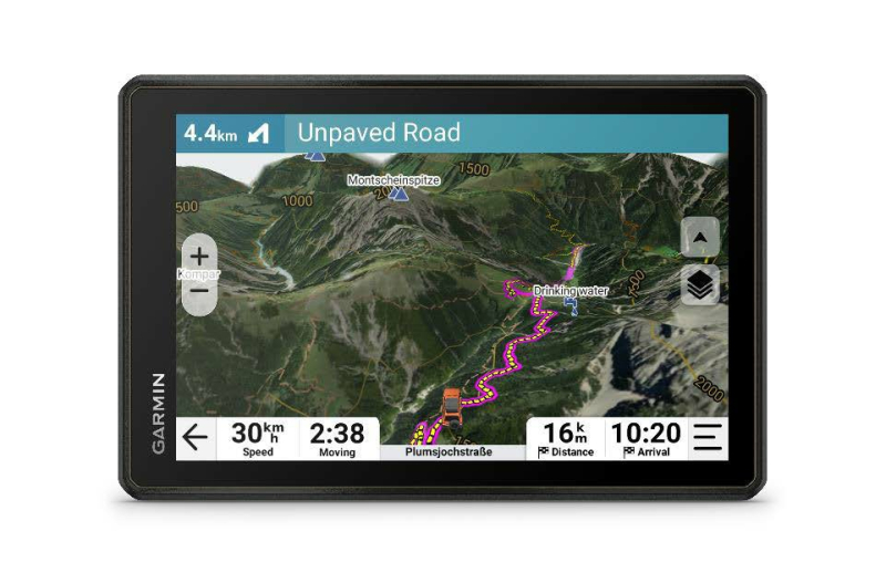 GPS GARMIN TREAD 2 OVERLAND AVEC CARTOGRAPHIE TOPO GUIDAGE ROUTIER 8 POUCES AVEC SUPPORT VENTOUSE