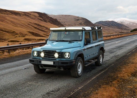 KIT ECLAIRAGE FEU LED LAZER LONGUE PORTEE SENTINEL 7 ELITE INTEGRATION A LA CALANDRE POUR INEOS GRENADIER