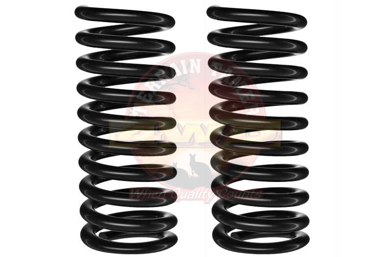 RESSORTS HELICOIDAUX ARRIERE TERRAIN TAMER REHAUSSE +40MM TARAGE +750KG/+1000KG POUR TOYOTA LANDCRUISER HDJ80/FZJ80/HZJ80
