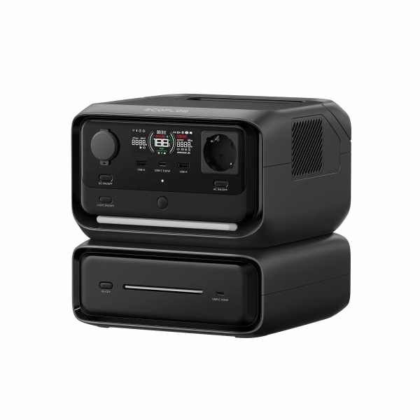 BATTERIE PORTABLE 286Wh ECOFLOW RIVER 3 PLUS ET BATTERIE ADDITIONNELLE 286WH