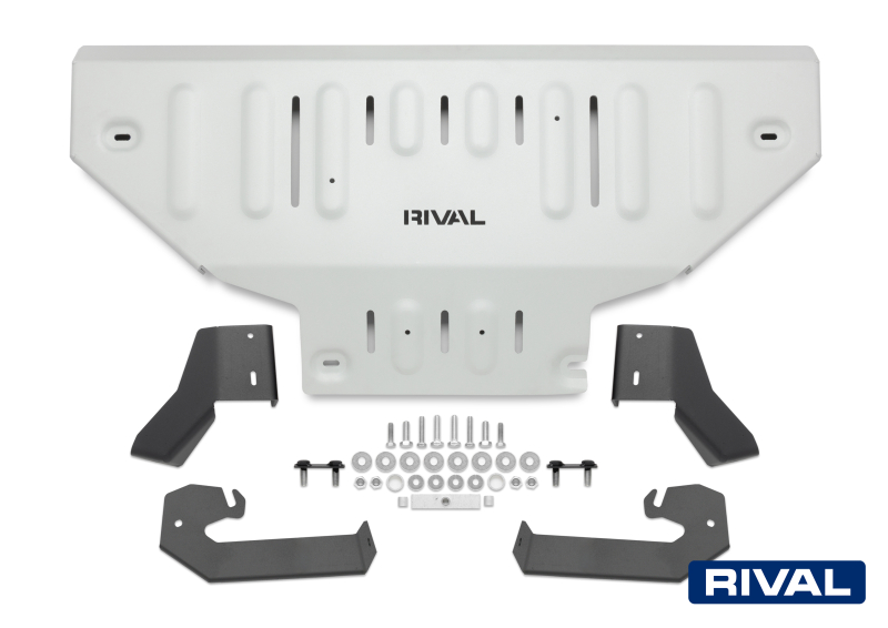 BLINDAGE RADIATEUR ALUMINIUM 6 MM RIVAL POUR DODGE RAM 1500 SANS AIR DAM 2018+
