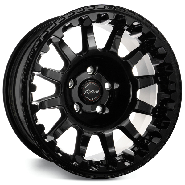 JANTE ATLAS NK NOIR BRILLANT 8x17" ET -15 POUR TOYOTA HDJ80 KZJ/KDJ90/95 ET HILUX