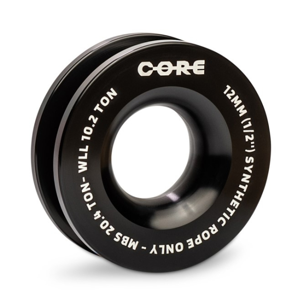 POULIE DE RENVOI CORDE SYNTHETIQUE 98MM (DONUT) NOIR 20.4 TONNES