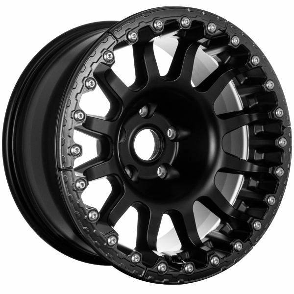 JANTE ALUMINIUM RENFORCE RAID EVO CORSE ATLAS BL 8x17" ET 20 NOIR MAT POUR TOYOTA HILUX VIGO/REVO ET J120/150