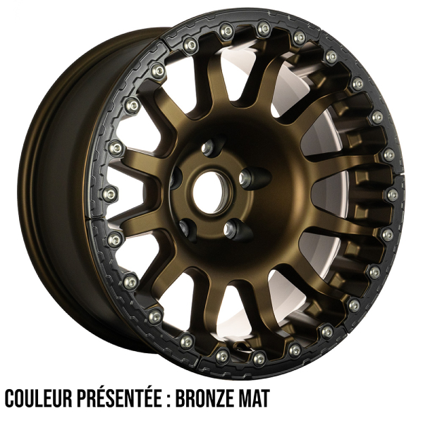 JANTE ALUMINIUM RENFORC&Eacute;E ATLAS BL 8x17" ET 20 BRONZE BRILLANTPOUR TOYOTA HILUX VIGO/REVO ET J120/150