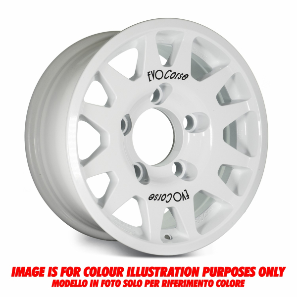 JANTE ALUMINIUM RENFORCE RAID EVO CORSE DAKAR ZERO 7x16" ET 0 BLANC MAT POUR TOYOTA HZJ/FZJ/GRJ/VDJ71/76/78/79/105