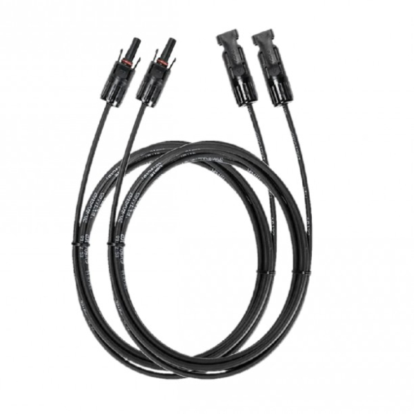 PAIRE DE CABLES D'EXTENSION ECOFLOW POUR PANNEAU SOLAIRE 3M