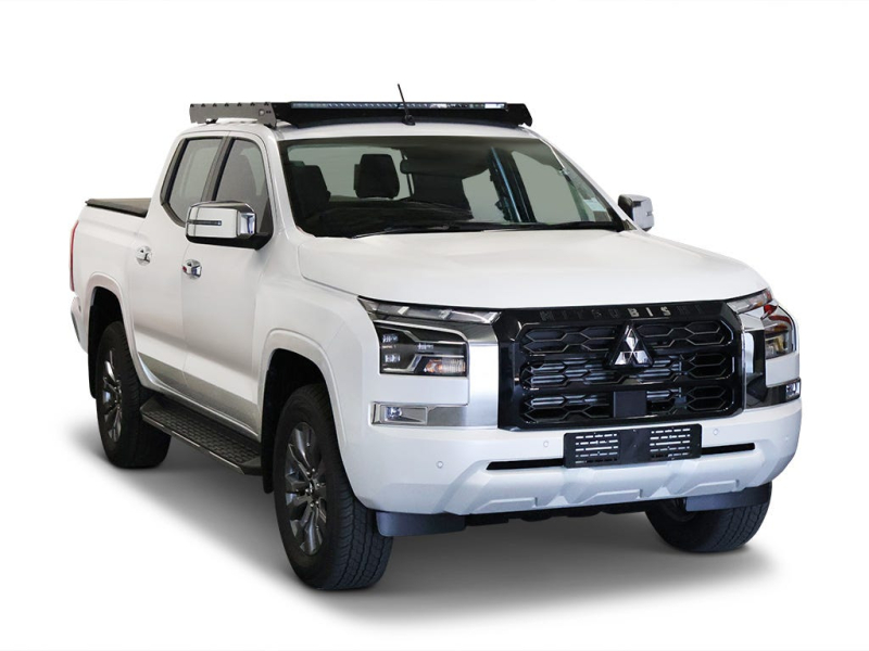 KIT GALERIE DE TOIT FRONTRUNNER SLIMSPORT POUR MITSUBISHI TRITON MV 6TH GEN DOUBLE CAB (2024-ACTUEL) / PR&ecirc;T POUR BARRE LUMINEUSE