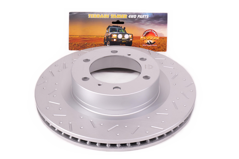 DISQUE DE FREIN AVANT PERCE / RAINURE TERRAIN TAMER POUR TOYOTA HILUX