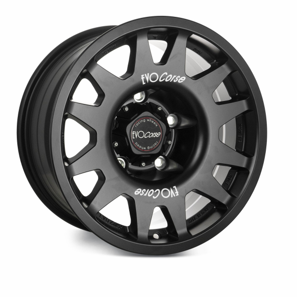 JANTE ALUMINIUM RENFORCE RAID EVO CORSE DAKAR ZERO 8x16" ET 0 NOIR MAT POUR TOYOTA LAND CRUISER SERIE 7 1999+