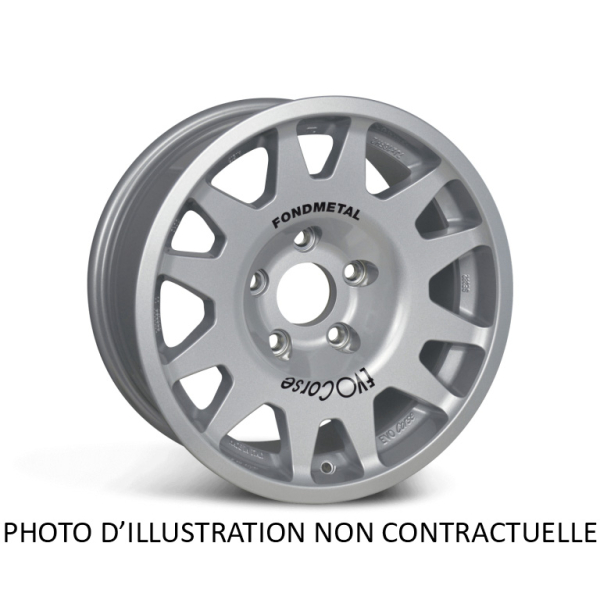 JANTE ALUMINIUM RENFORCE RAID EVO CORSE DAKAR ZERO 8x16" ET 0 ARGENT - SILVER POUR TOYOTA LAND CRUISER SERIE 7 1999+