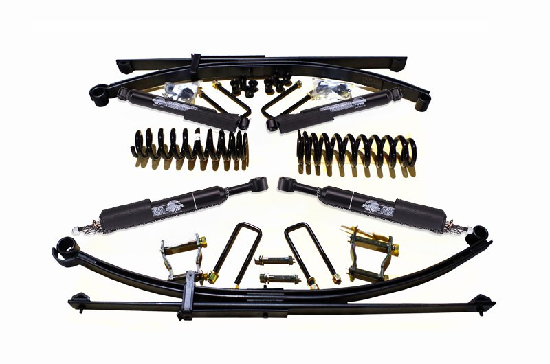 KIT DE SUSPENSION TERRAIN TAMER AVEC AMORTISSEURS FORTIFIED REHAUSSE +40/50MM POUR TOYOTA HILUX VIGO DE 2005 A 2015