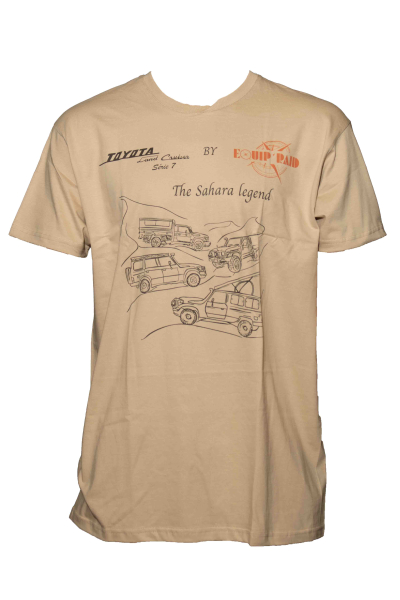 T-SHIRT LAND CRUISER SAHARA LEGEND BEIGE TAILLE S