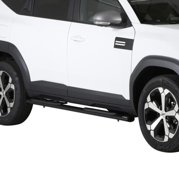 MARCHE PIEDS INOX POLI TUBE OVALE &Oslash; 76 POUR DACIA BIGSTER 2025+