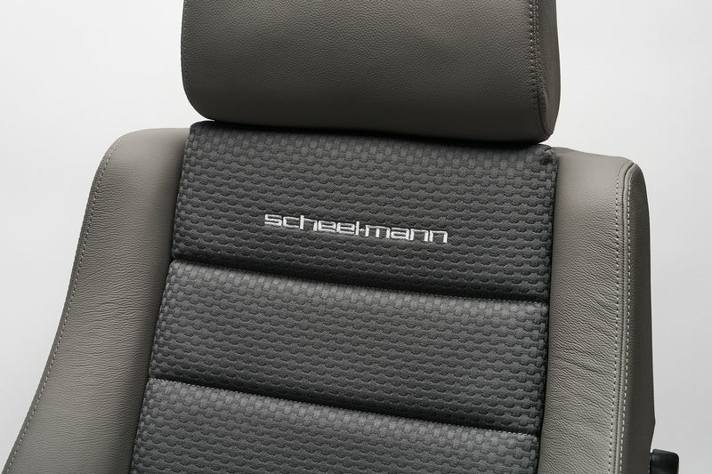 OPTION POUR SIEGE SCHEEL-MANN : TISSU D'ASSISE S242 GRIS TRESS&Eacute;