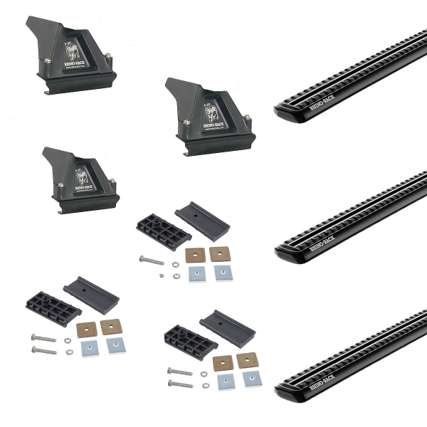 KIT 3 BARRES DE TOIT SPORTZ NOIRES 1800 MM POUR MERCEDES SPRINTER (AVEC PIEDS RLTFMS)