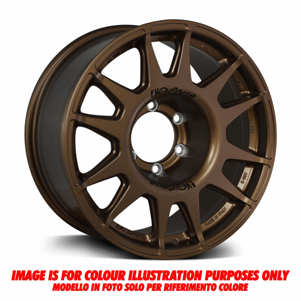 JANTE ALUMINIUM RENFORCE RAID EVO CORSE DAKAR ZERO 7x15" ET 0 BRONZE MAT POUR SUZUKI JIMNY