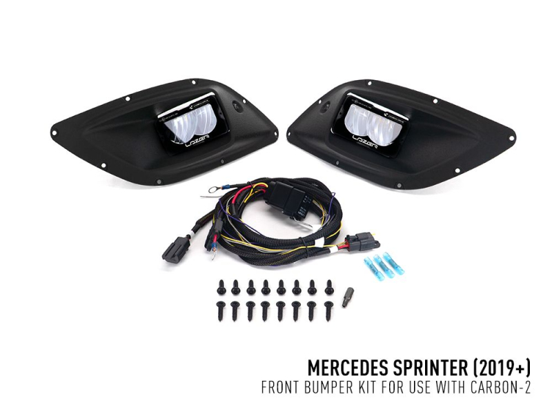 KIT PHARES LED ANTIBROUILLARD LAZER CARBON-2 DRIVE GEN3 POUR MERCEDES SPRINTER 2019+