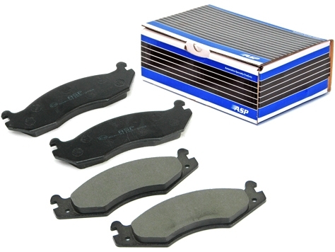 JEU DE 4 PLAQUETTES DE FREIN AVANT SUPER DUTY POUR JEEP CHEROKEE XJ DE 1984 A 1989