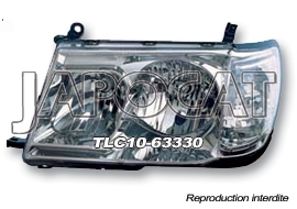 KIT 2 OPTIQUES LISSES POUR TOYOTA HDJ100 APRES 2005