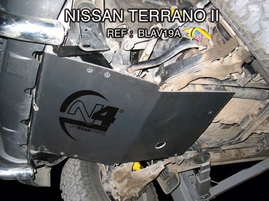 BLINDAGE AVANT N4 8MM POUR NISSAN TERRANO 2 ET FORD MAVERICK